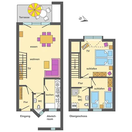 Holiday home Freesenbruch Reihenhaus 8b - Muschel Zingst